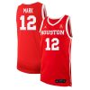 Tramon Mark #12 Houston Cougars College Basketball Red Game Jersey - All Stitched