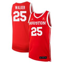 Jarace Walker #25 Houston Cougars College Basketball Red Game Jersey - All Stitched