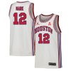 Tramon Mark #12 Houston Cougars Basketball White Throwback Jersey - All Stitched