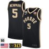 Brandon Newman #5 Purdue Boilermakers College Basketball Black Game Jersey - All Stitched