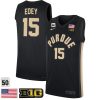 Zach Edey #15 Purdue Boilermakers College Basketball Black Limited Game Jersey - All Stitched