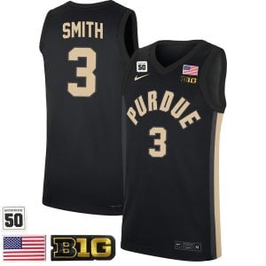 Braden Smith #3 Purdue Boilermakers College Basketball Black Limited Game Jersey - All Stitched