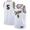 Brandon Newman #5 Purdue Boilermakers College Basketball White Limited Game Jersey - All Stitched