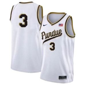 Braden Smith #3 Purdue Boilermakers College Basketball White Limited Game Jersey - All Stitched