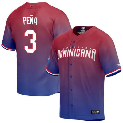 Dominican Baseball Jeremy Pena World Baseball Classic Jersey - Red