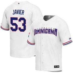 Dominican Baseball Cristian Javier World Baseball Classic Jersey - White
