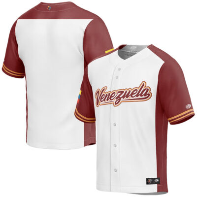 Venezuela Baseball Team World Baseball Classic Jersey - White