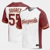 Venezuela Baseball Ranger Suarez World Baseball Classic Jersey - White