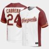 Venezuela Baseball Miguel Cabrera World Baseball Classic Jersey - White