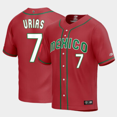 Mexico Baseball Julio Urias World Baseball Classic Jersey - Red
