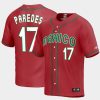 Mexico Baseball Isaac Paredes World Baseball Classic Jersey - Red