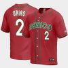 Mexico Baseball Luis Urias World Baseball Classic Jersey - Red