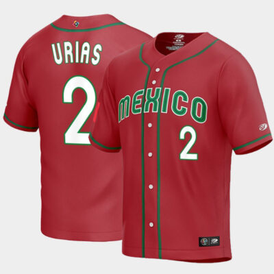 Mexico Baseball Luis Urias World Baseball Classic Jersey - Red