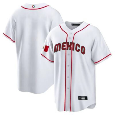 Mexico Baseball 2023 World Baseball Classic Team Jersey – White