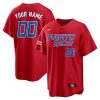 Puerto Rico Baseball 2023 World Baseball Classic Custom Jersey – Red