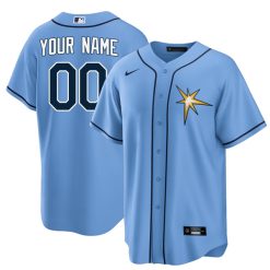 Custom Tampa Bay Rays Spring Training Jersey – All Stitched