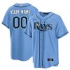 Custom Tampa Bay Rays Blue Jersey – All Stitched
