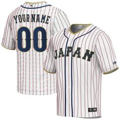 Custom Japan Baseball 2023 World Baseball Classic Jersey – White