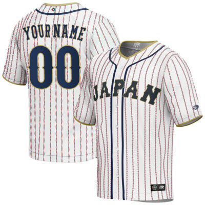 Custom Japan Baseball 2023 World Baseball Classic Jersey – White