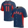 Yu Darvish #11 Japan Baseball World Baseball Classic Jersey – Navy