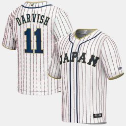 Yu Darvish #11 Japan Baseball World Baseball Classic Jersey – White