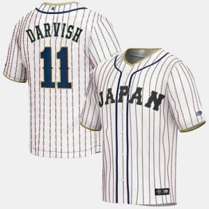 Yu Darvish #11 Japan Baseball World Baseball Classic Jersey – White