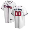 Atlanta Braves Custom Stitched Jersey Patch Collection - White