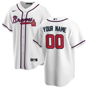 Atlanta Braves Custom Stitched Jersey Patch Collection - White