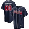 Atlanta Braves Custom Alternate Jersey Patch Collection – Navy