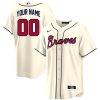 Atlanta Braves Custom Jersey Patch Collection – Cream