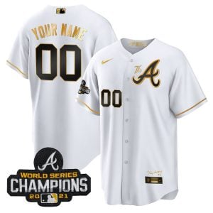 white gold braves jersey