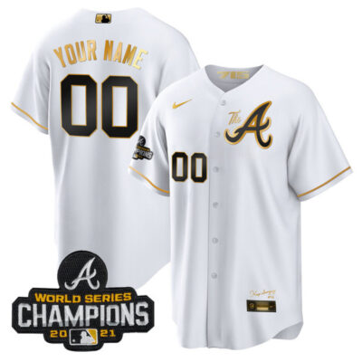 white gold braves jersey