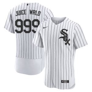 Juice Wrld 999 Chicago White Sox White Jersey - All Stitched