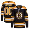 Boston Bruins Custom Black Jersey - All Stitched