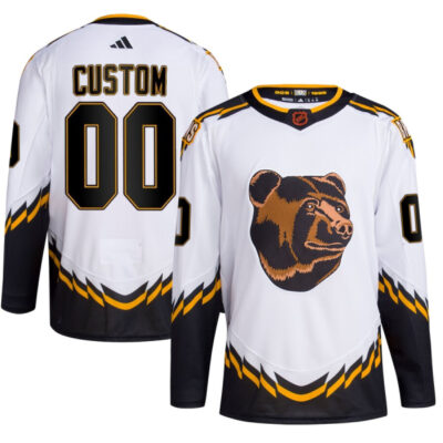 Boston Bruins Custom Reverse Retro Jersey - All Stitched