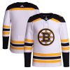 Boston Bruins Hockey White Jersey - All Stitched