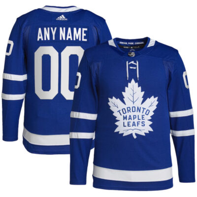 Custom Toronto Maple Leafs Blue Home Jersey - All Stitched