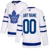 Custom Toronto Maple Leafs White Away Jersey - All Stitched