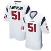 Will Anderson Jr Houston Texans White 2023 Game Jersey - All Stitched
