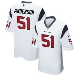 Will Anderson Jr Houston Texans White 2023 Game Jersey - All Stitched