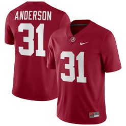 Will Anderson Jr. Alabama Crimson Tide College Football Stitched Jersey - Crimson
