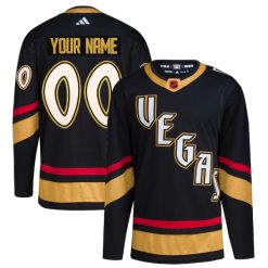 Alternative view of Custom Vegas Golden Knights Reverse Retro 2.0 Jersey - 2023 Stanley Cup Champions