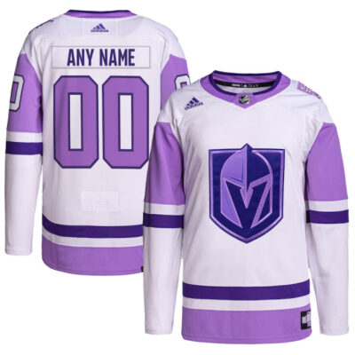Alternative view of Custom Vegas Golden Knights Purple Jersey - 2023 Stanley Cup Champions