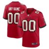 Custom Tampa Bay Buccaneers Home Game Jersey Red - All Stitched