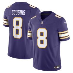 Kirk Cousins Minnesota Vikings 2023 Classic Jersey - All Stitched
