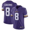 Kirk Cousins Minnesota Vikings Purple/White Game Jersey - All Stitched