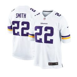 Alternative view of Harrison Smith Minnesota Vikings White/Purple Jersey - All Stitched