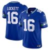 Tyler Lockett Seattle Seahawks Royal Throwback Jersey - All Stitched