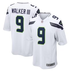 Alternative view of Kenneth Walker III Seattle Seahawks 2023 Game Jersey Collection - All Stitched
