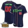 Atlanta Braves Outkast ATLiens Custom Name and Number Navy Jersey - All Stitched